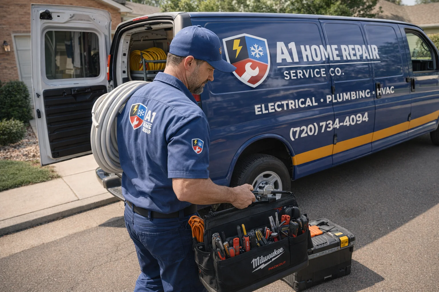 A1 Home Repair - Technician Unloading